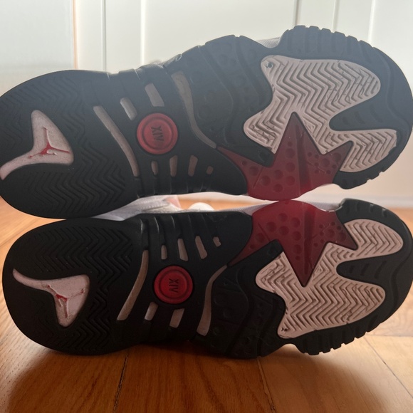 Nike Jordan Jumpman Pro 6.5Y White Red Basketball Shoes Retro Streetwear Youth - Picture 5 of 5